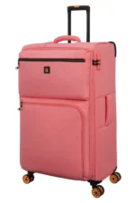 סט מזוודות בד הקלות בעולם 3 יח' 30/25/20 מבית IT Luggage דגם COMPARTMENT בצבע ורוד – תמונה 6