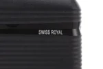 ⁦טרולי עליה למטוס 20 אינץ' מתרחבת Swiss Royal California  בצבע שחור⁩ – תמונה ⁦3⁩