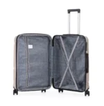 ⁦טרולי עליה למטוס 20 אינץ' מתרחבת Swiss Royal California  בצבע שמפנייה⁩ – תמונה ⁦4⁩