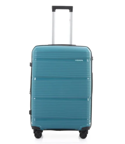 טרולי עליה למטוס 20 אינץ' מתרחבת Swiss Royal California בצבע ירוק בקבוק