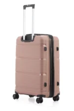 ⁦מזוודה קשיחה גדולה בלתי שבירה 30 אינטש Swiss Royal California  בצבע רוז⁩ – תמונה ⁦2⁩