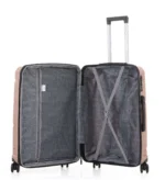 ⁦מזוודה קשיחה גדולה בלתי שבירה 30 אינטש Swiss Royal California  בצבע רוז⁩ – תמונה ⁦5⁩