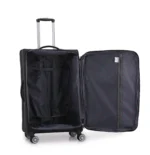 ⁦סט מזוודות בד 3 יח' 28| 24|20 Swiss Voyager Castlegate נפח מוגדל צבע שחור⁩ – תמונה ⁦4⁩