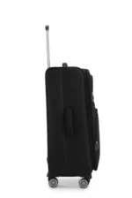 ⁦סט מזוודות בד 3 יח' 28| 24|20 Swiss Voyager Castlegate נפח מוגדל צבע שחור⁩ – תמונה ⁦8⁩