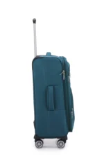 ⁦סט מזוודות בד 3 יח' 28| 24|20 Swiss Voyager Castlegate נפח מוגדל צבע טורקיז⁩ – תמונה ⁦4⁩