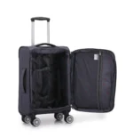 ⁦סט מזוודות בד 3 יח' 28| 24|20 Swiss Voyager Castlegate נפח מוגדל צבע אפור⁩ – תמונה ⁦2⁩