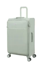 ⁦סט מזוודות בד קלות 3 יח' 30/25/20 מבית IT Luggage דגם Lustrous Luxe בצבע ירוק מרווה⁩ – תמונה ⁦5⁩