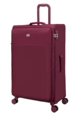 ⁦סט מזוודות בד קלות 3 יח' 30/25/20 מבית IT Luggage דגם Lustrous Luxe בצבע אדום⁩ – תמונה ⁦6⁩