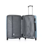 ⁦סט מזוודות קשיחות 4 יח' /28/24/19/17 אינץ' Swiss Voyager Lisbon בצבע גינס⁩ – תמונה ⁦5⁩