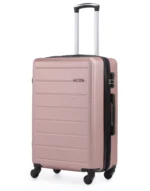 סט מזוודות קשיחות 4 יח' /28/24/19/17 אינץ' Swiss Voyager Lisbon בצבע רוז גולד – תמונה 3