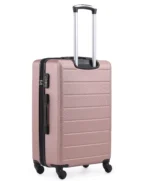 סט מזוודות קשיחות 4 יח' /28/24/19/17 אינץ' Swiss Voyager Lisbon בצבע רוז גולד – תמונה 5