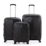 סט מזוודות קשיחות בלתי שבירות 3 יח' Swiss Royal Monaco 28/24/20 בצבע שחור