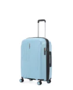 ⁦סט מזוודות קשיחות בלתי שבירות 3 יח' Swiss Royal Monaco 28/24/20 בצבע ג'ינס⁩ – תמונה ⁦3⁩