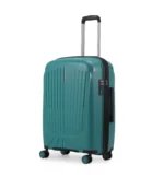 ⁦סט מזוודות קשיחות בלתי שבירות 3 יח' Swiss Royal Monaco 28/24/20 בצבע טורקיז⁩ – תמונה ⁦3⁩