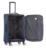 ⁦סט 3 מזוודות בד קלות  28| 24|20 אינץ' Swiss Voyager Alpine צבע נייבי⁩ – תמונה ⁦4⁩