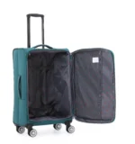 ⁦סט 3 מזוודות בד קלות  28| 24|20 אינץ' Swiss Voyager Alpine צבע טורקיז⁩ – תמונה ⁦4⁩