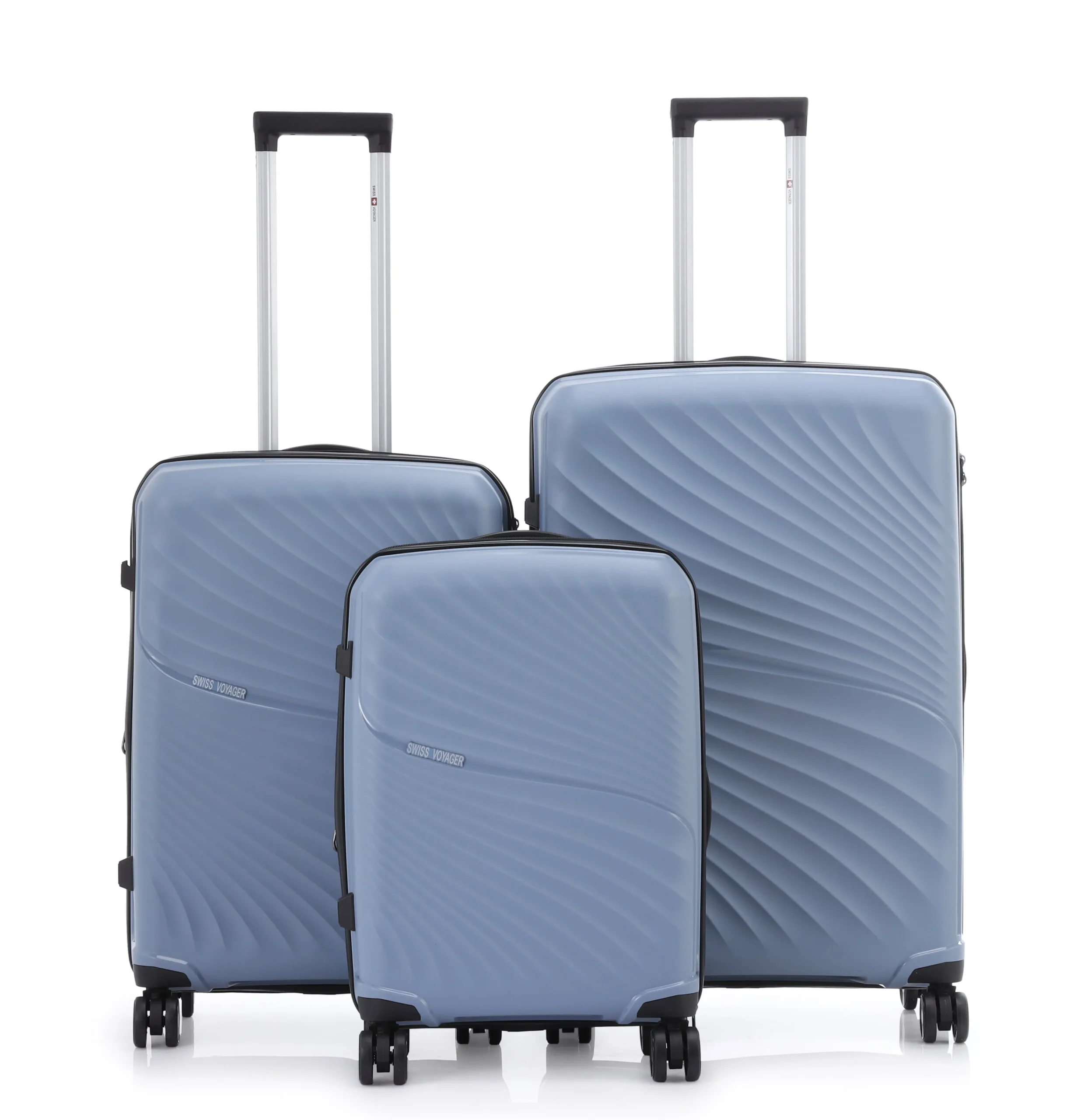 NewYork3Jeans_25062024172640.webp סט מזוודות קשיחות בלתי שבירות 3 יח' Swiss Voyager New York 28/24/20 בצבע ג'ינס – תמונה 1