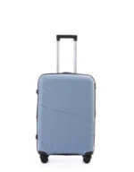 סט מזוודות קשיחות בלתי שבירות 3 יח' Swiss Voyager New York 28/24/20 בצבע ג'ינס – תמונה 3