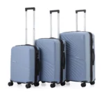 סט מזוודות קשיחות בלתי שבירות 3 יח' Swiss Voyager New York 28/24/20 בצבע ג'ינס – תמונה 2
