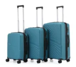 סט מזוודות קשיחות בלתי שבירות 3 יח' Swiss Voyager New York 28/24/20 בצבע ירוק בקבוק – תמונה 2