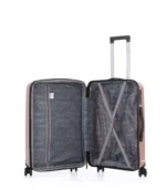 סט מזוודות קשיחות בלתי שבירות 3 יח' Swiss Voyager New York 28/24/20 בצבע רוז גולד – תמונה 5