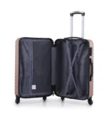 ⁦טרולי עלייה למטוס 20 אינטש Swiss Voyager Torrino  רוז גולד⁩ – תמונה ⁦4⁩