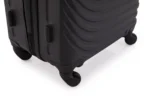 סט מזוודות קשיחות 3 יח /28/24/20 Swiss Voyager Torrino בצבע שחור – תמונה 6