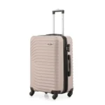 ⁦סט מזוודות קשיחות 3 יח /28/24/20 Swiss Voyager Torrino בצבע שמפנייה⁩ – תמונה ⁦3⁩