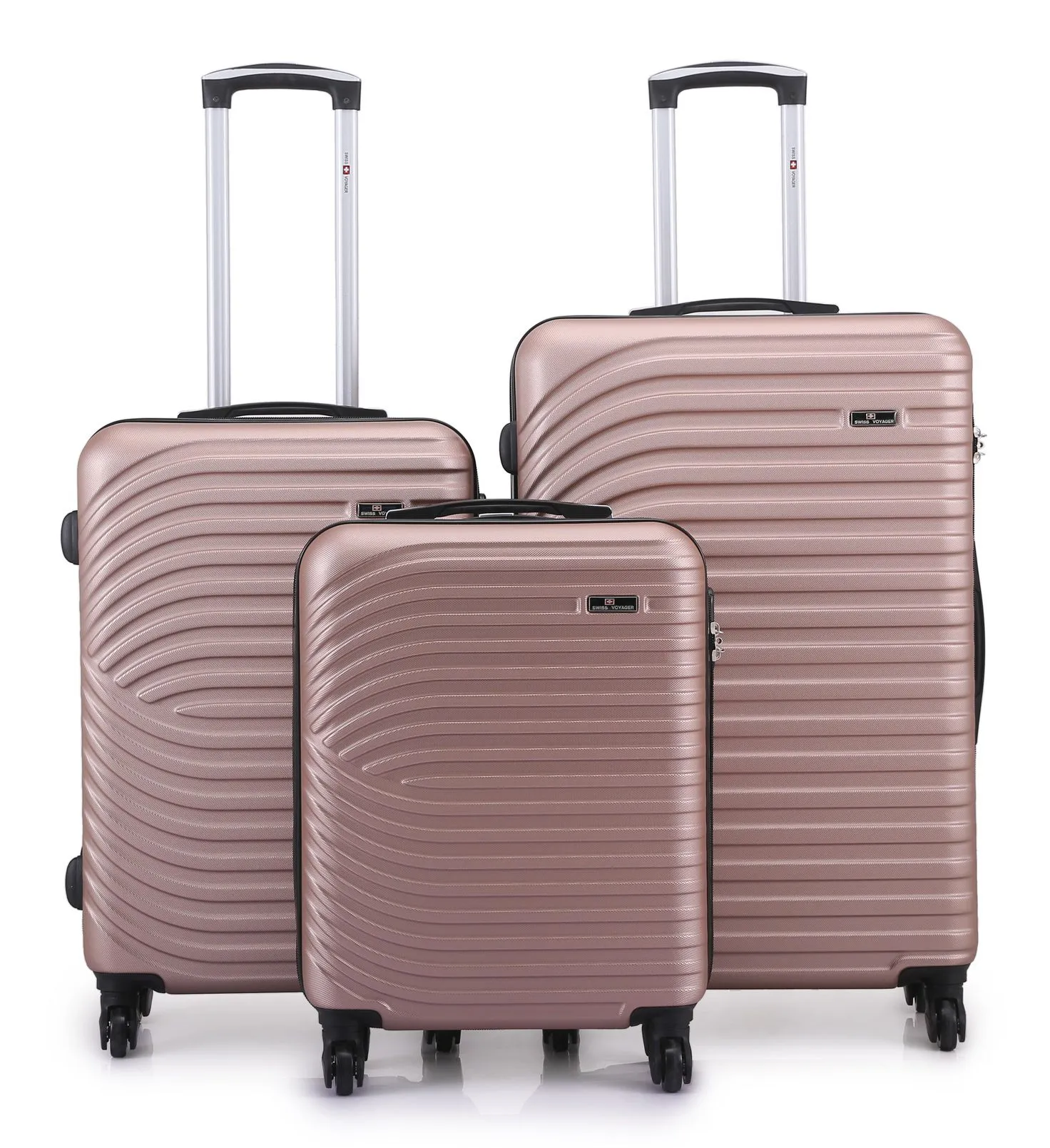 Torrino3Rose_300820251336406243.webp סט מזוודות קשיחות 3 יח /28/24/20 Swiss Voyager Torrino בצבע רוז גולד – תמונה 1