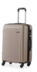 ⁦סט מזוודות קשיחות 3 יח /28/24/20 Swiss Voyager Tustin  בצבע שמפנייה⁩ – תמונה ⁦3⁩