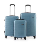 סט מזוודות קשיחות 3 יח /28/24/20 Swiss Voyager Tustin בצבע גינס