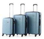 סט מזוודות קשיחות 3 יח /28/24/20 Swiss Voyager Tustin בצבע גינס – תמונה 2