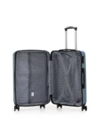 ⁦סט מזוודות קשיחות 20/24/28 אינץ' Swiss Vegas כולל תיק איפור במתנה בצבע  גינס⁩ – תמונה ⁦6⁩