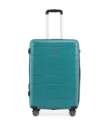 ⁦סט מזוודות קשיחות בלתי שבירות במגוון צבעים 20/26/30 אינץ  Swiss Wander - תיק איפור במתנה צבע ירוק בקבוק⁩ – תמונה ⁦4⁩