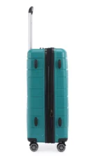 ⁦סט מזוודות קשיחות בלתי שבירות במגוון צבעים 20/26/30 אינץ  Swiss Wander - תיק איפור במתנה צבע ירוק בקבוק⁩ – תמונה ⁦5⁩