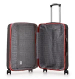 ⁦סט מזוודות קשיחות 3 יח /29/25/20 Swiss Voyager Winton  בצבע שחור שילוב אדום⁩ – תמונה ⁦3⁩