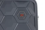 ⁦סט מזוודות קשיחות בלתי שבירות 20/24/28 אינץ' Swiss Royal Porto - תיק איפור במתנה צבע  אפור כהה⁩ – תמונה ⁦11⁩