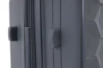 ⁦סט מזוודות קשיחות בלתי שבירות 20/24/28 אינץ' Swiss Royal Porto - תיק איפור במתנה צבע  אפור כהה⁩ – תמונה ⁦10⁩