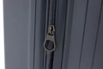 ⁦סט מזוודות קשיחות בלתי שבירות 20/24/28 אינץ' Swiss Royal Porto - תיק איפור במתנה צבע  אפור כהה⁩ – תמונה ⁦9⁩