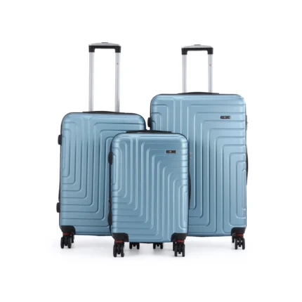 סט מזוודות קשיחות 3 יח 29/25/20 אינטש Swiss Voyager Covent גינס