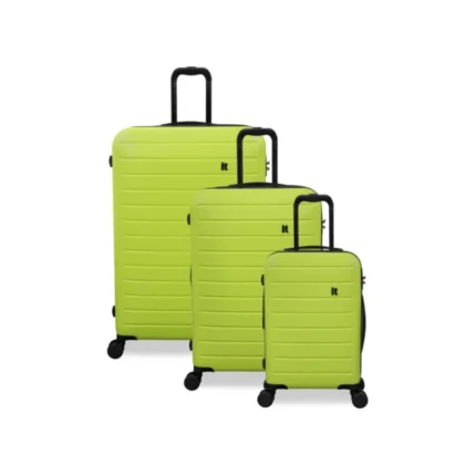סט 3 מזוודות קשיחות Legion מבית IT Luggage – צבע לימון – גדלים 30״ / 26״ / 20״