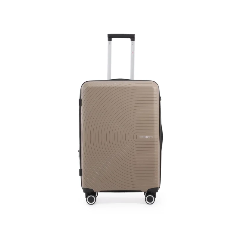 טרולי עליה למטוס 21 אינץ' מתרחבת Swiss Royal MIAMI בצבע שמפנייה