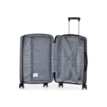 מזוודה מהסט פתוחה – שני תאים פנימיים Swiss Royal Kyoto בצבע שחור