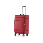 מזוודה מהסט בזווית Swiss Voyager Santorini בצבע בורדו