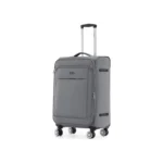 מזוודה מהסט בזווית Swiss Voyager Santorini בצבע אפור